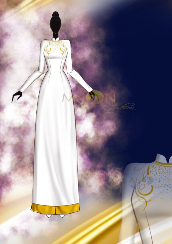 Mẫu Áo Dài MF076